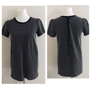 Courreges cotton polka dot mini dress tunic casual preppy chic French luxury